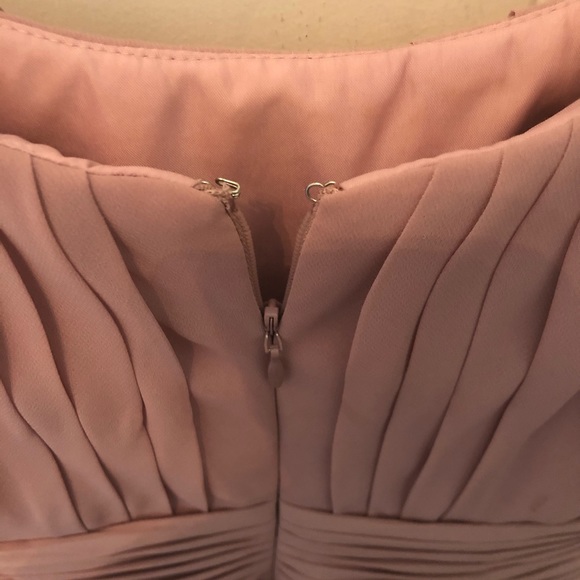 Azazie Hannah in Dusty Rose - Picture 3 of 7